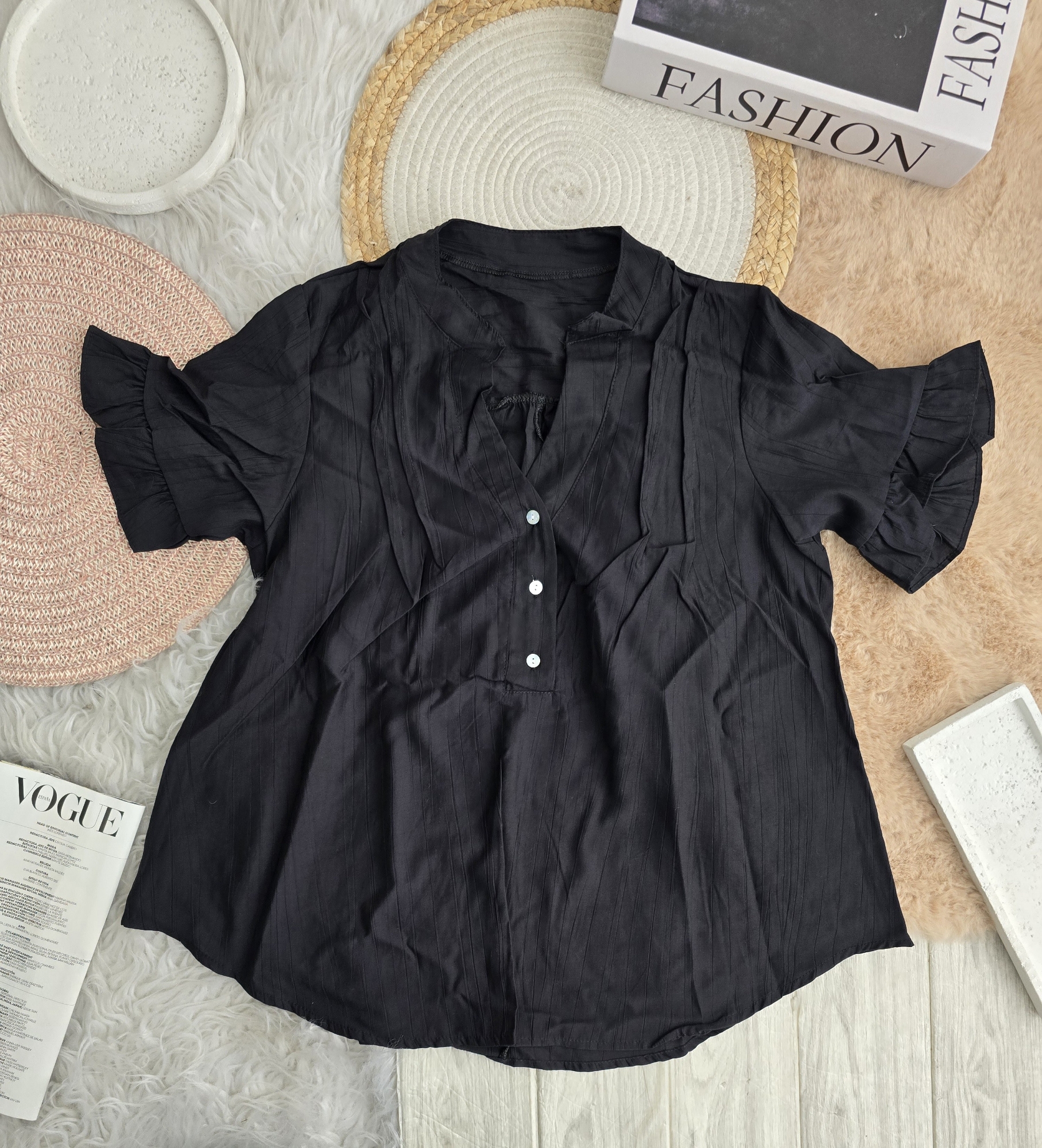 Blusa Lino Liso - Imagen 4