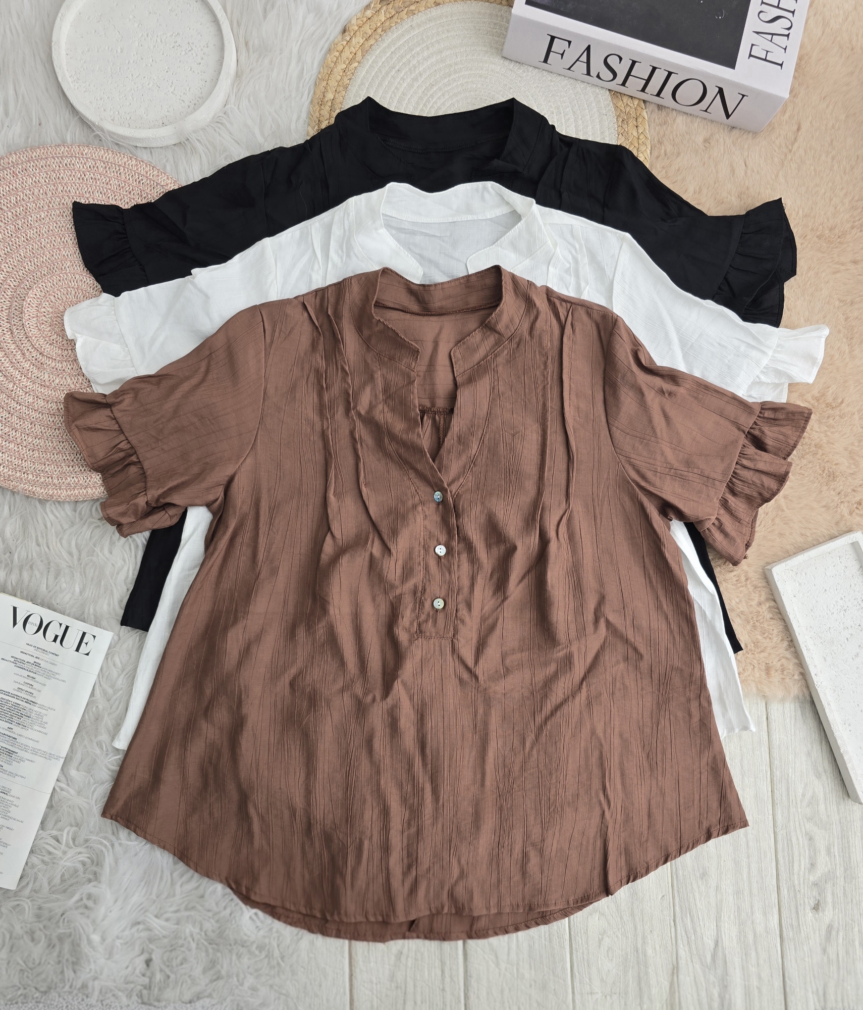 Blusa Lino Liso - Imagen 6