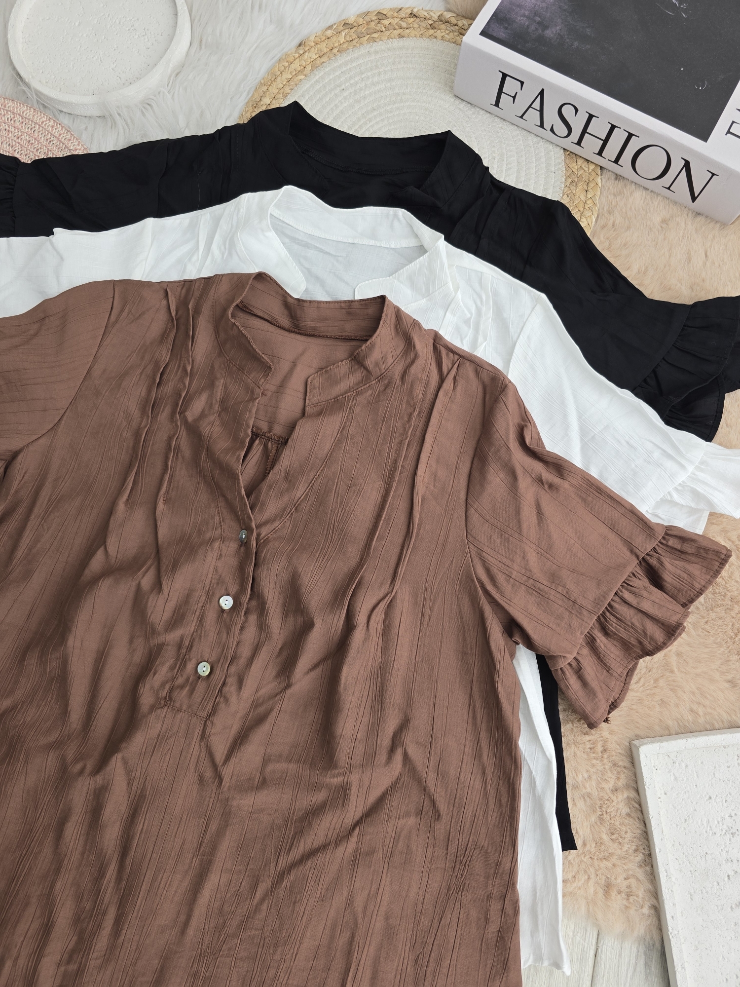 Blusa Lino Liso - Imagen 7