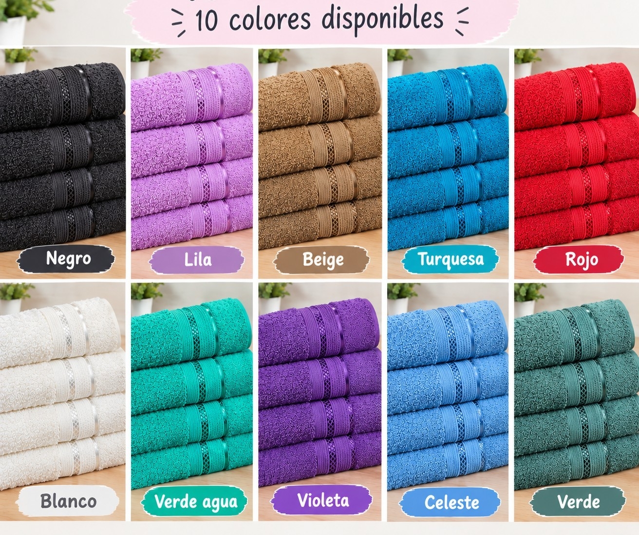 Juego Toalla Fantasia - Imagen 2