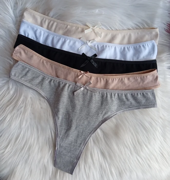 Colaless Xl Algodón con Moño Docena