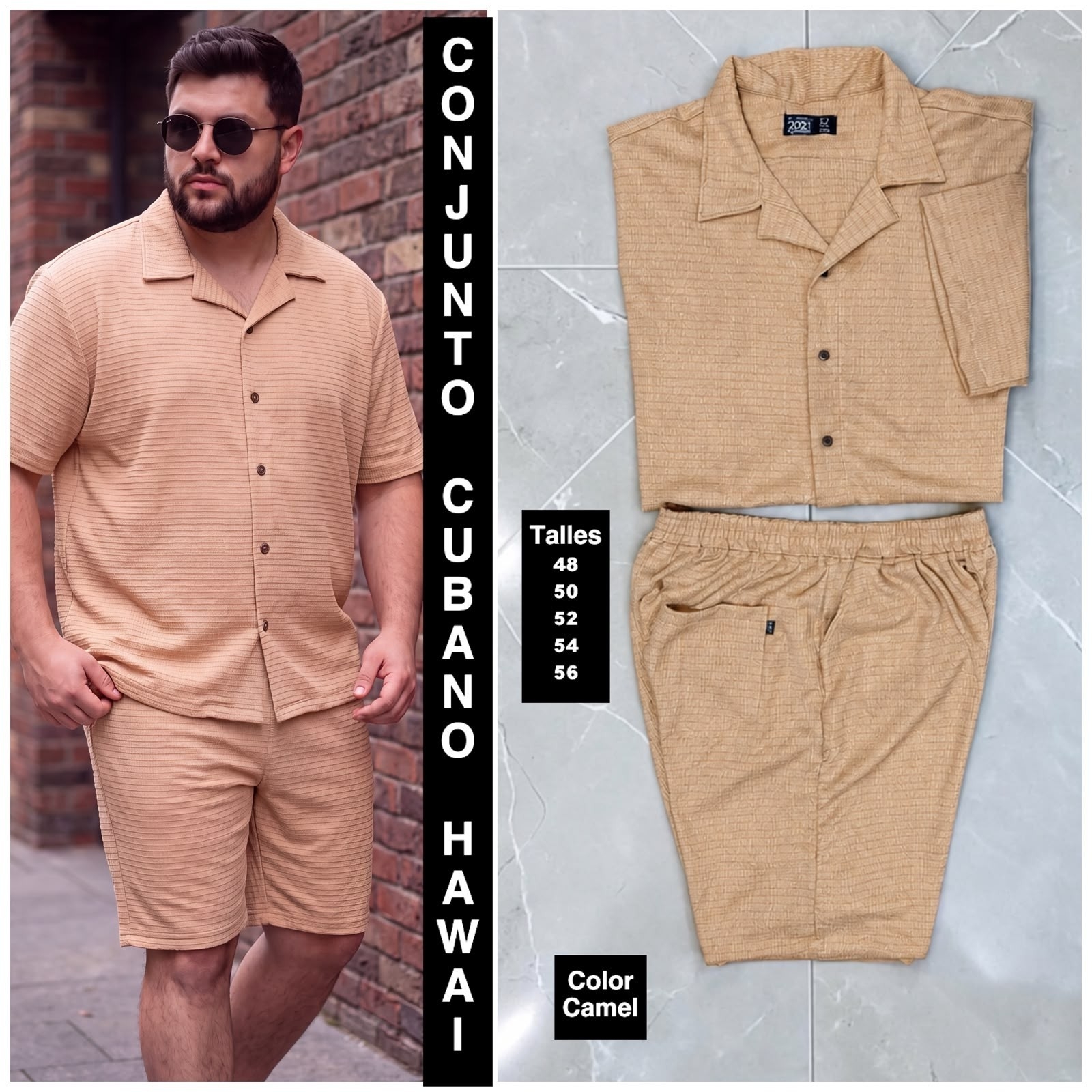 Conjunto Hawai Brusela Talles Especiales - Imagen 3