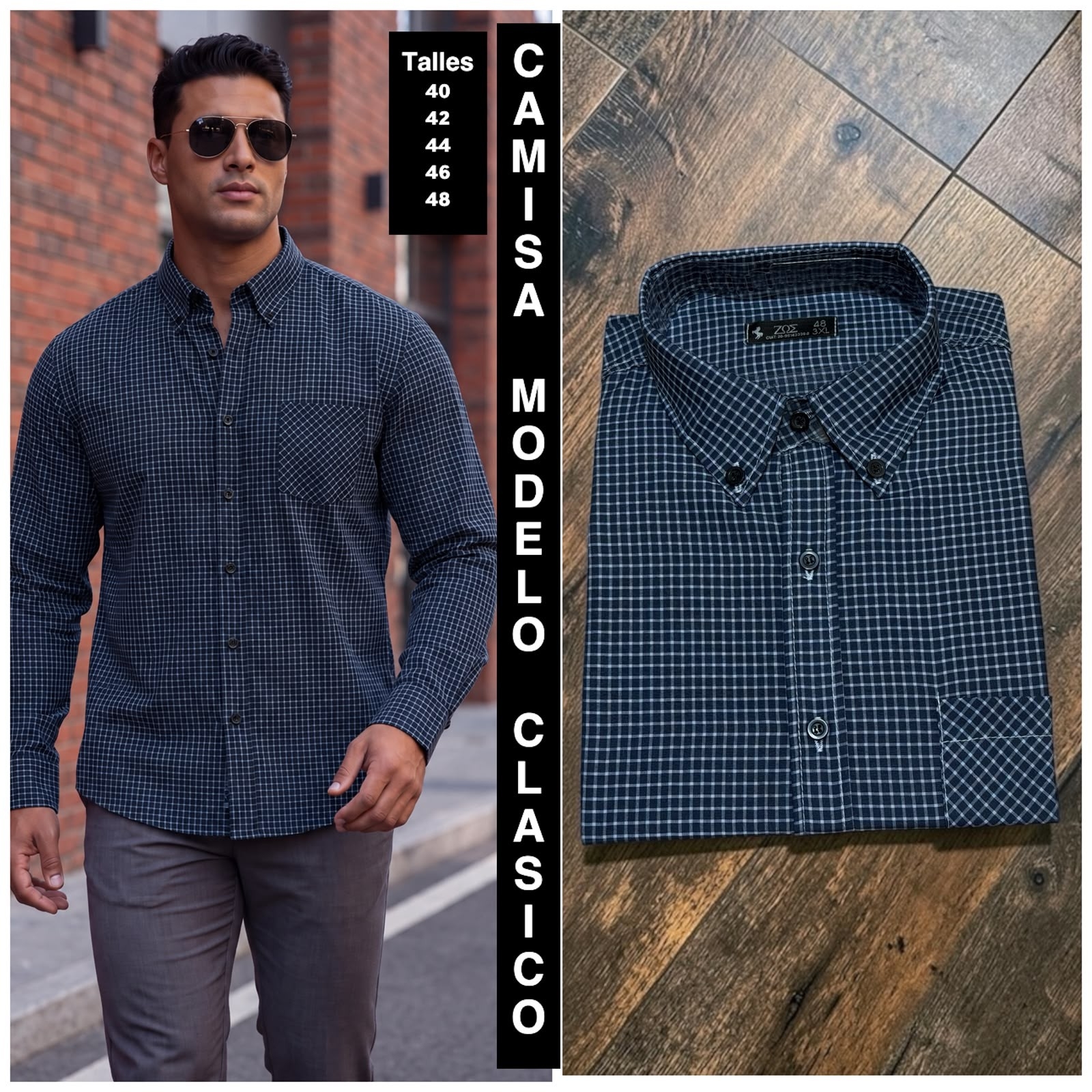 Camisas Clasicas Manga Larga - Imagen 8
