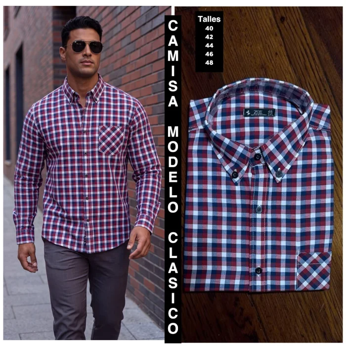 Camisas Clasicas Manga Larga