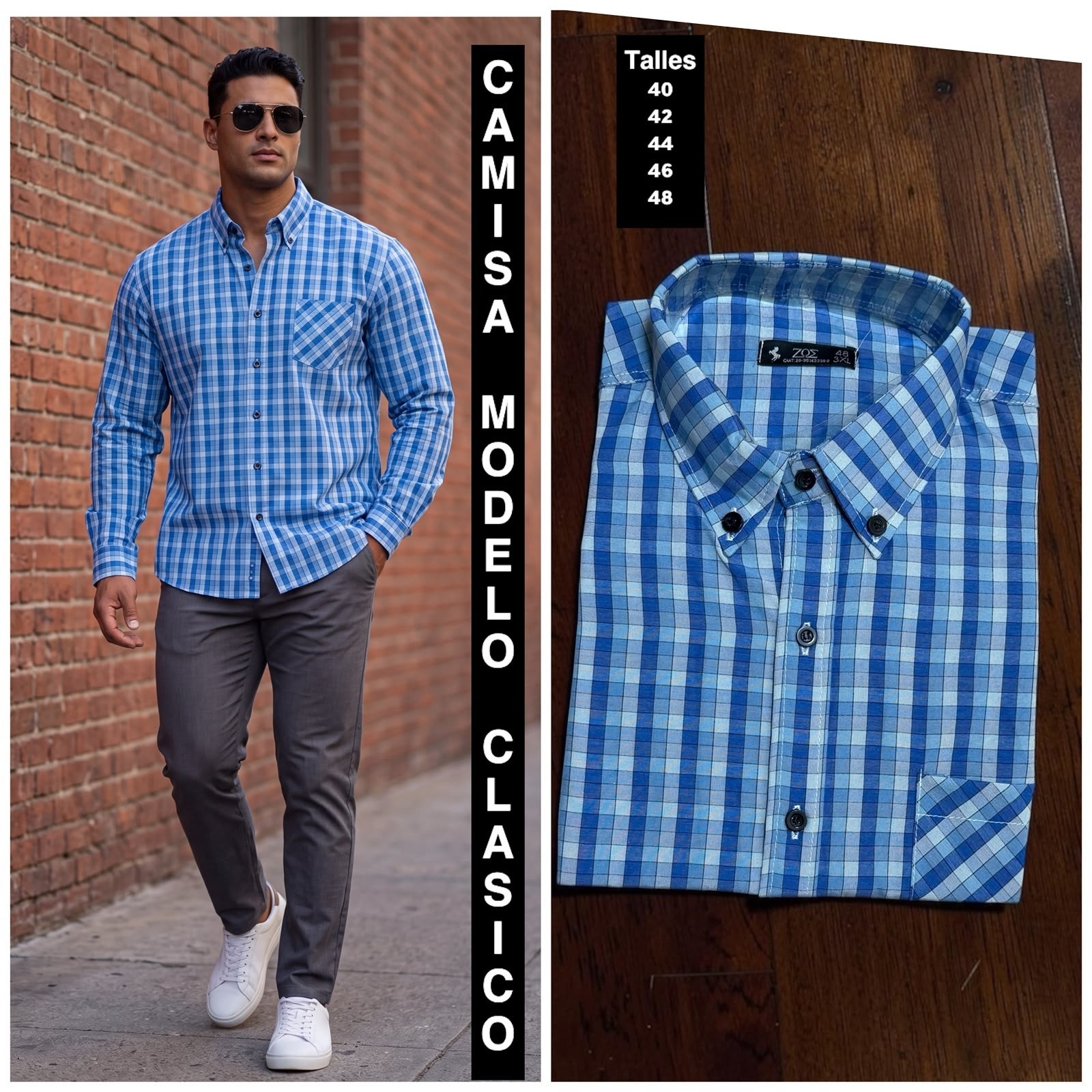 Camisas Clasicas Manga Larga - Imagen 2