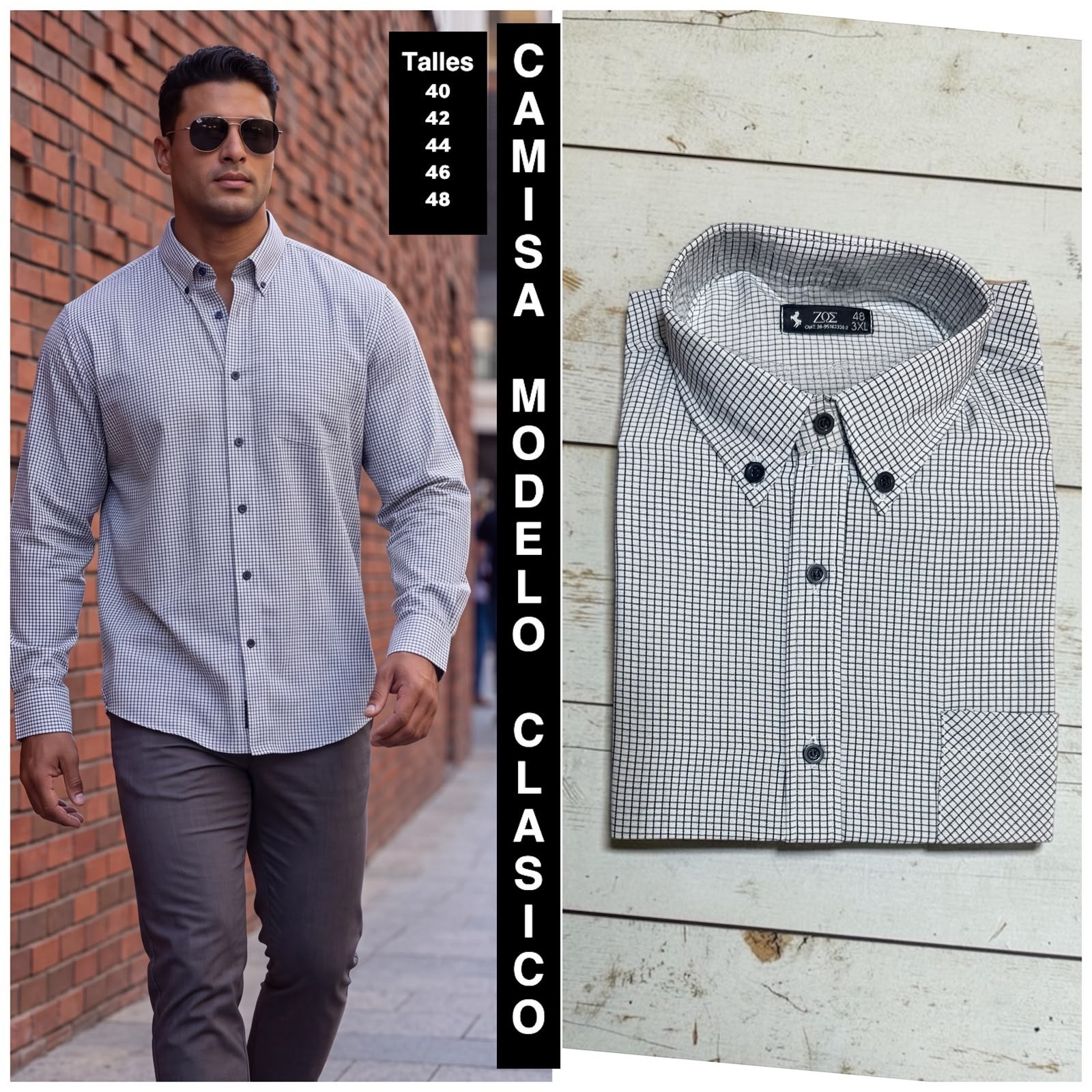 Camisas Clasicas Manga Larga - Imagen 7