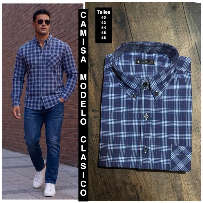 Camisas Clasicas Manga Larga