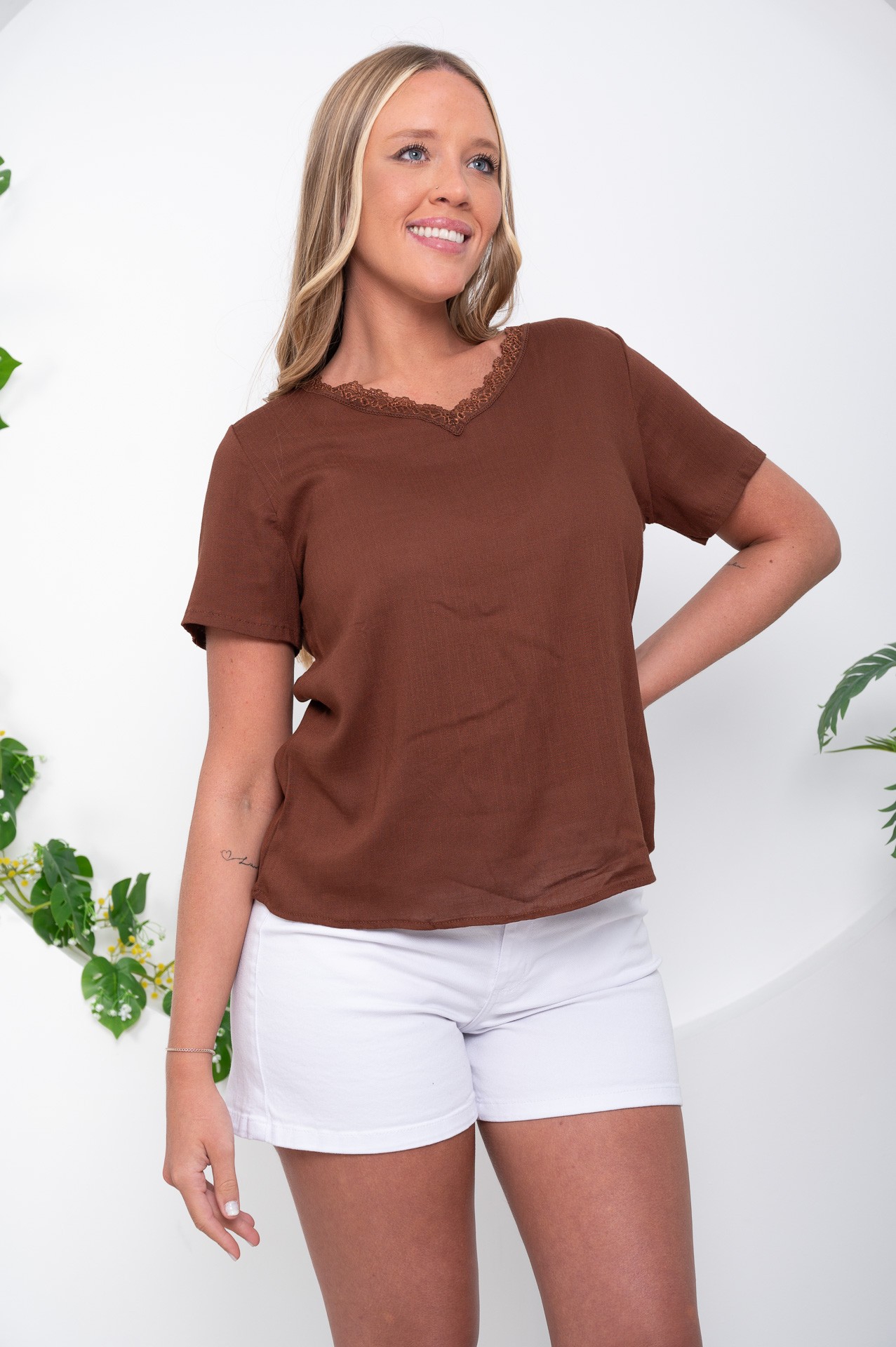 Remera Escote Encaje - Imagen 8
