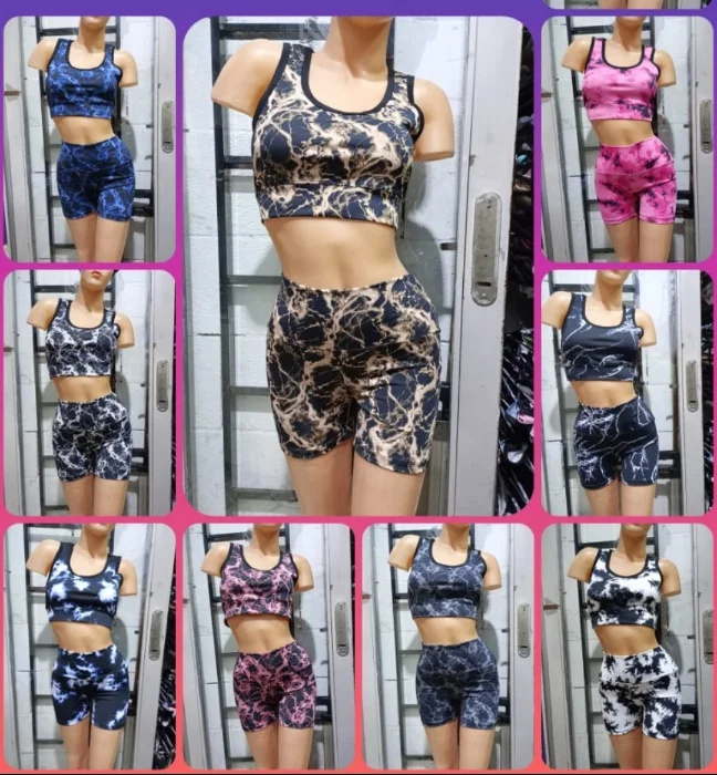 Conjunto Estampado Top y Shorts