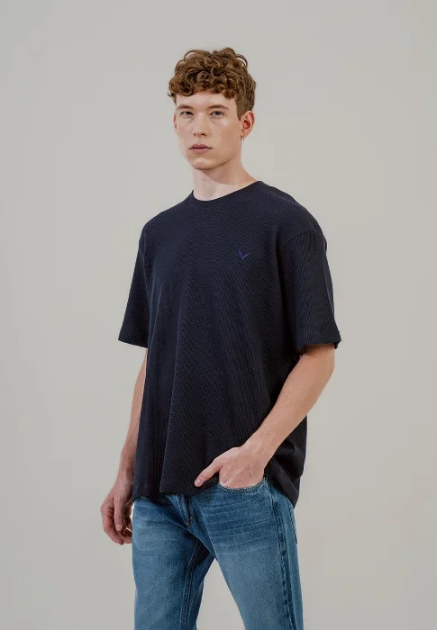 Remera Over Wafle