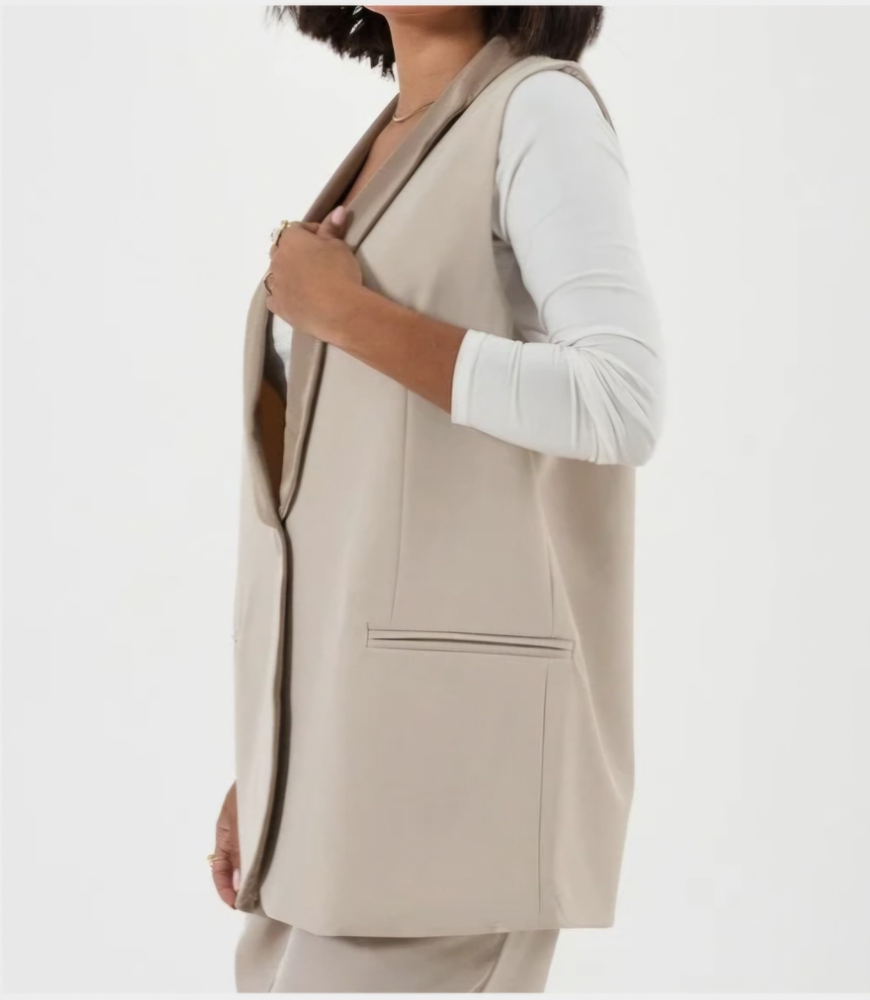 Chaleco Sastrero Size Plus Importado - Imagen 2