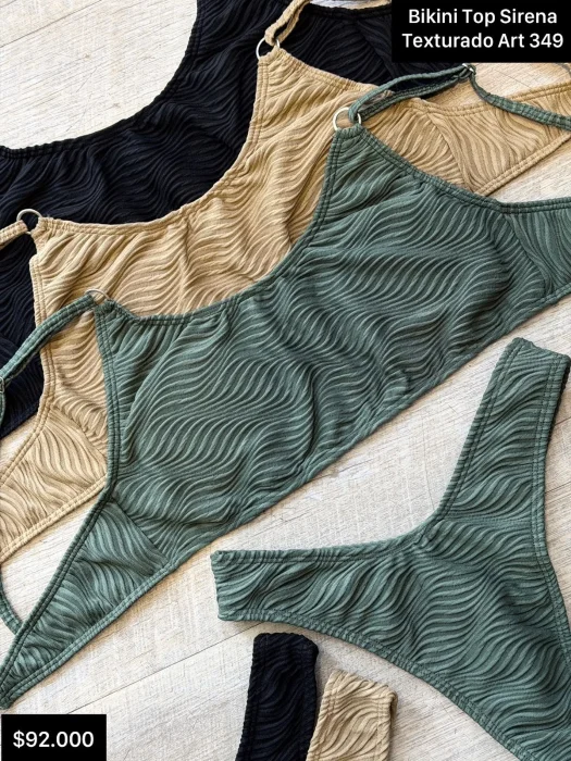 Art 349 Bikini Top Texturado Sirena