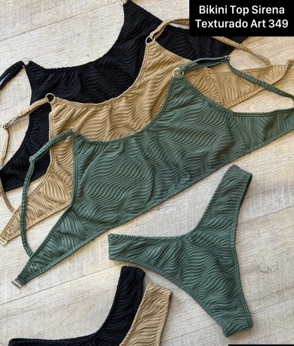 Art 349 Bikini Top Texturado Sirena