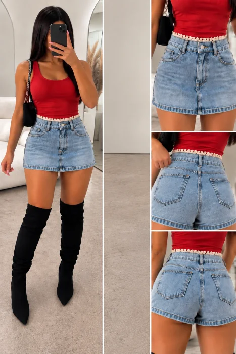 Short Pollera Encaje!!! Vuelan