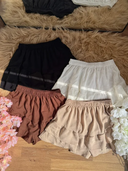 Shorts Pollera de Lino