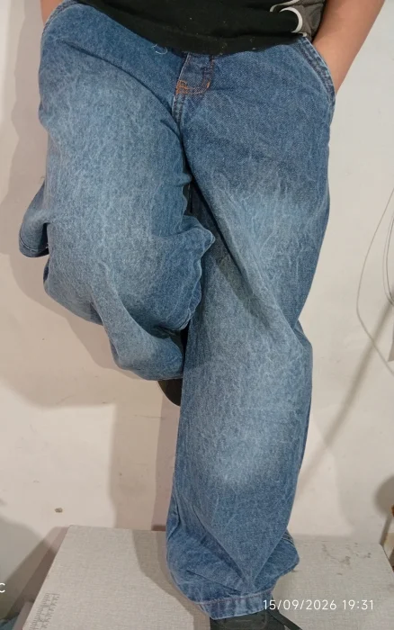 Jeans Baggy con Regulador