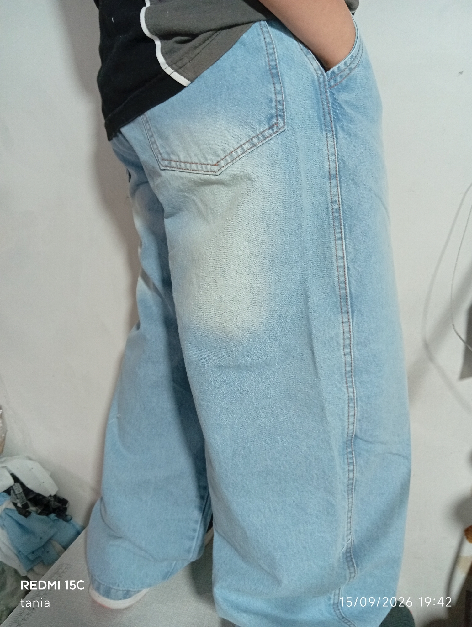 Jeans Baggy con Regulador - Imagen 2