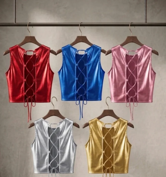 Conjunto Tableado Nena Teens con Musculosa Regulable