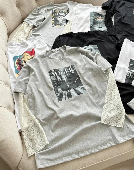 Remerones Manga Encajé