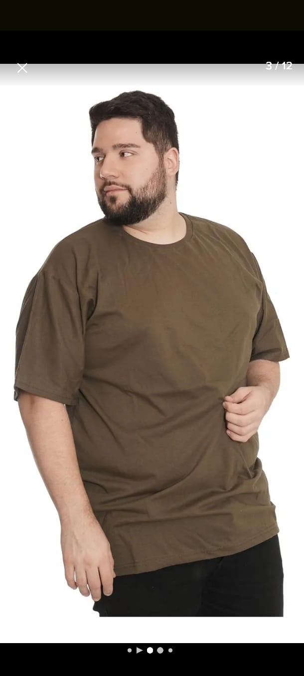 Remeras Talle Especial Algodon Peinado - Imagen 3