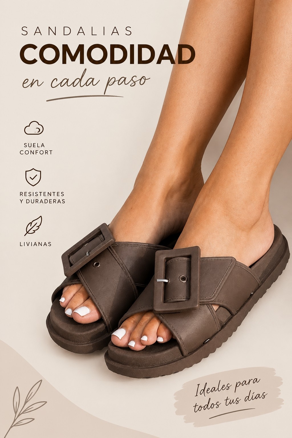 Sandalia Inyectada con Hebilla - Imagen 2
