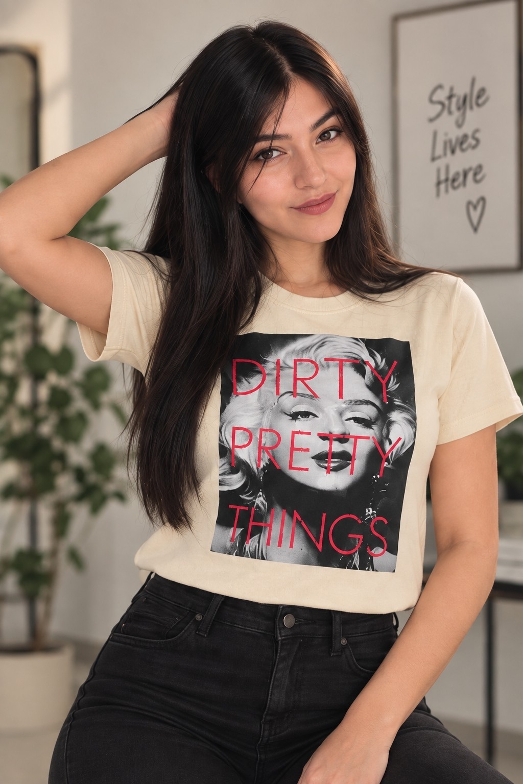 Remera Estampada Talle Unico - Imagen 4