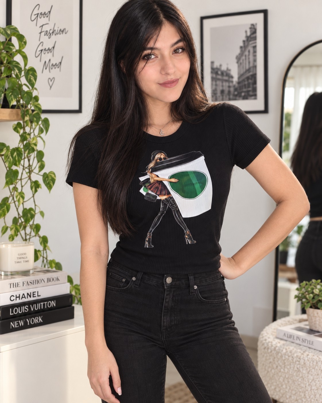 Remera Estampada Talle Unico - Imagen 7