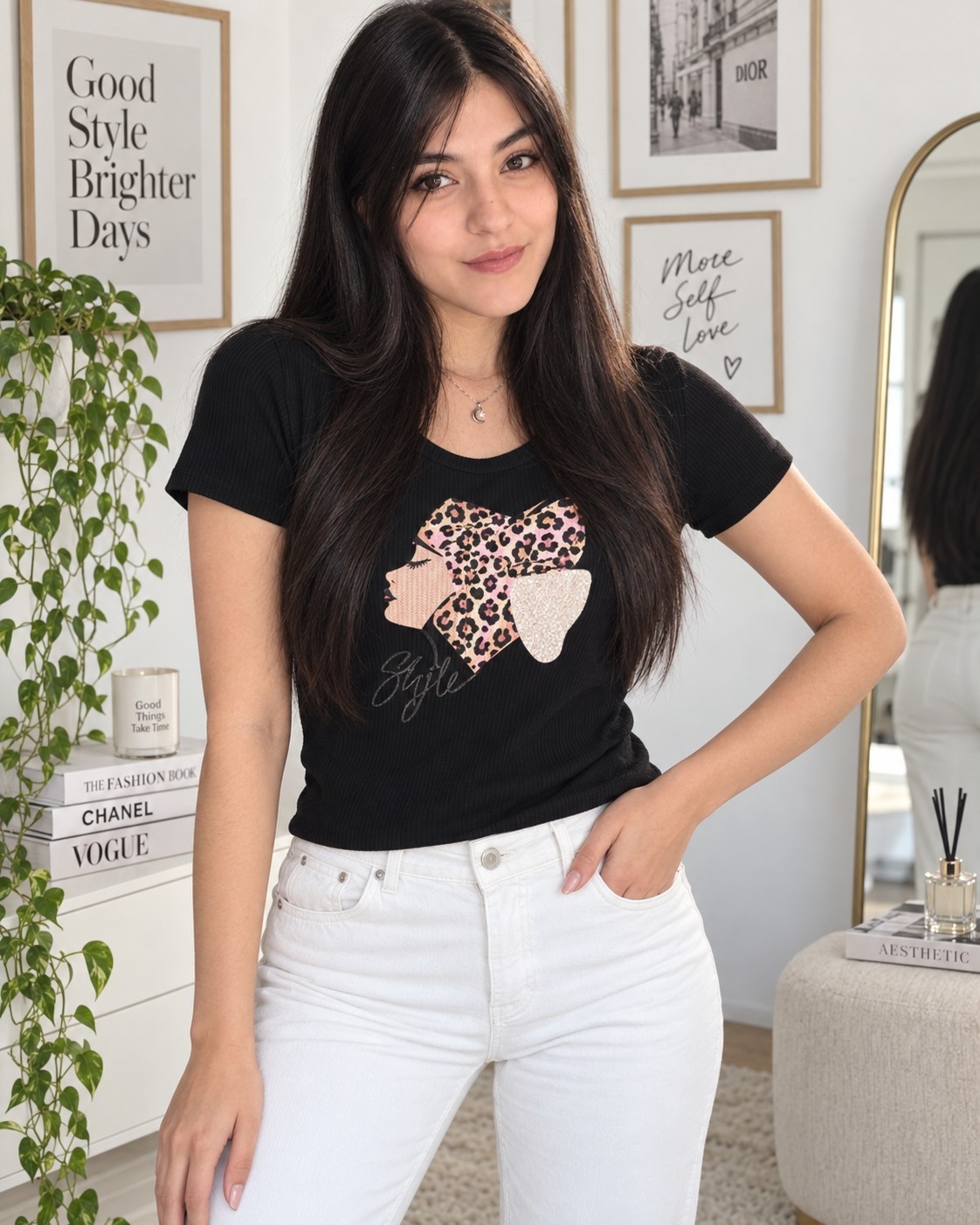 Remera Estampada Talle Unico - Imagen 6
