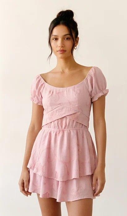 Vestido Monito Juvenil  Cey Bordado