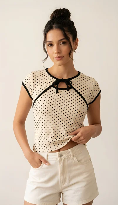 Remera Lunares Chino