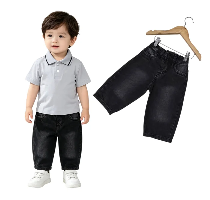 Pantalon Jeans Negro Baggui Linda Calidad