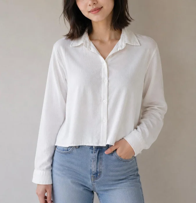 Camisa Corta Lisa