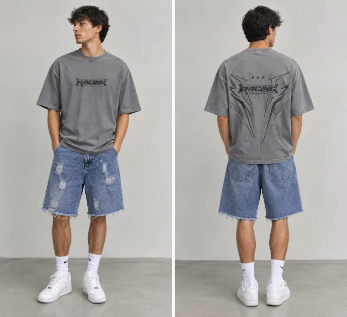 Remeras Overcize Estampadas