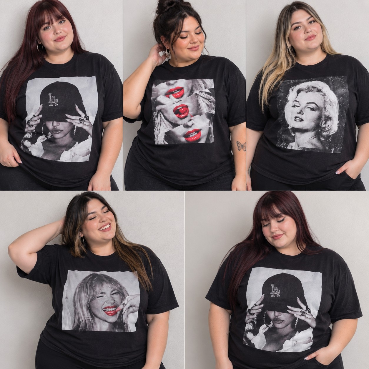 Remeras Talle Especial en Algodón Peinado Damas - Imagen 2