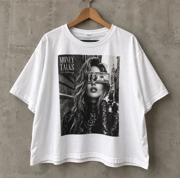 Remera Boxy Sepia