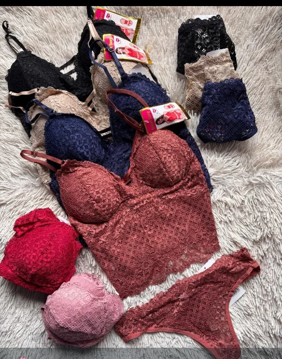 Conjunto Bralett  Encaje
