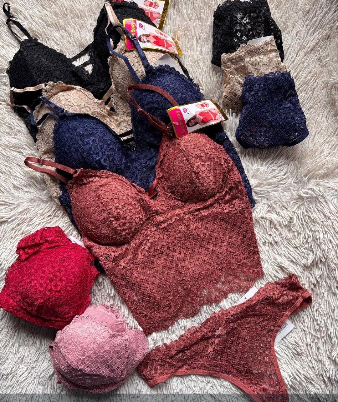 Conjunto Bralett  Encaje - Imagen 4