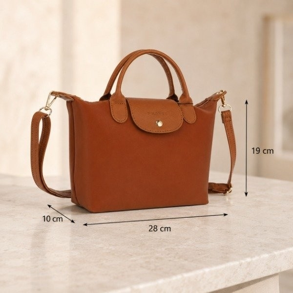 Cartera Milan Doble Manija con Correa Regulable - Imagen 2