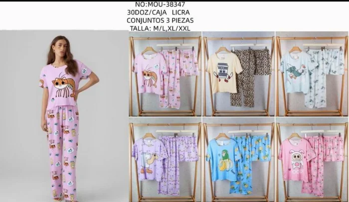 Piyama Needfeel Set 3 Piezas