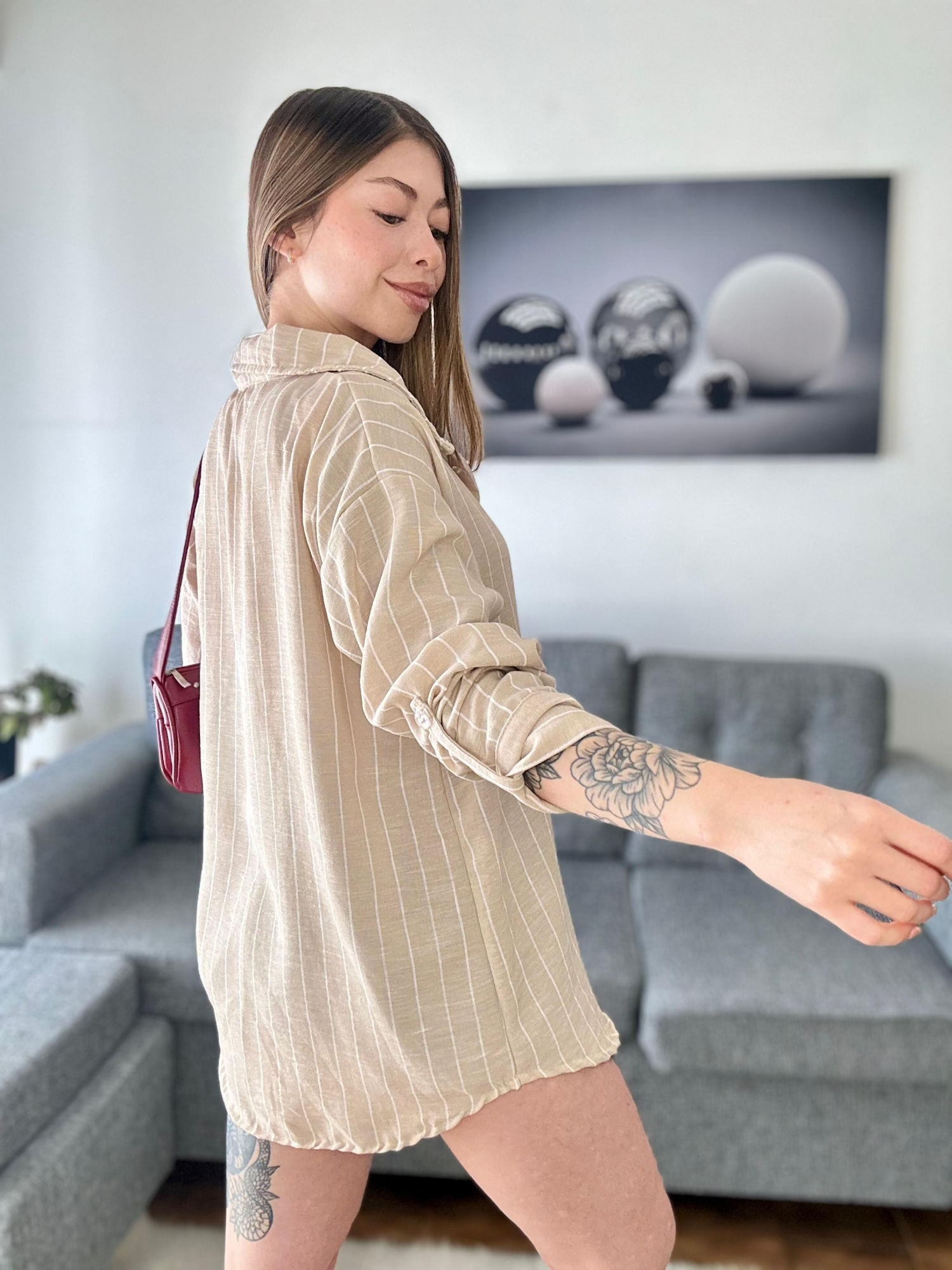 Camisas Rayadas Oversize - Imagen 3