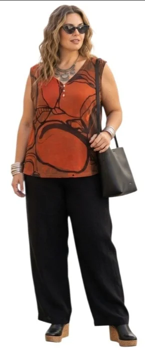 Musculosa C/tacha Sublimadas Algodón y Poliéster