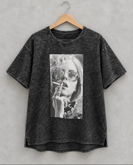 Remera Over Batik
