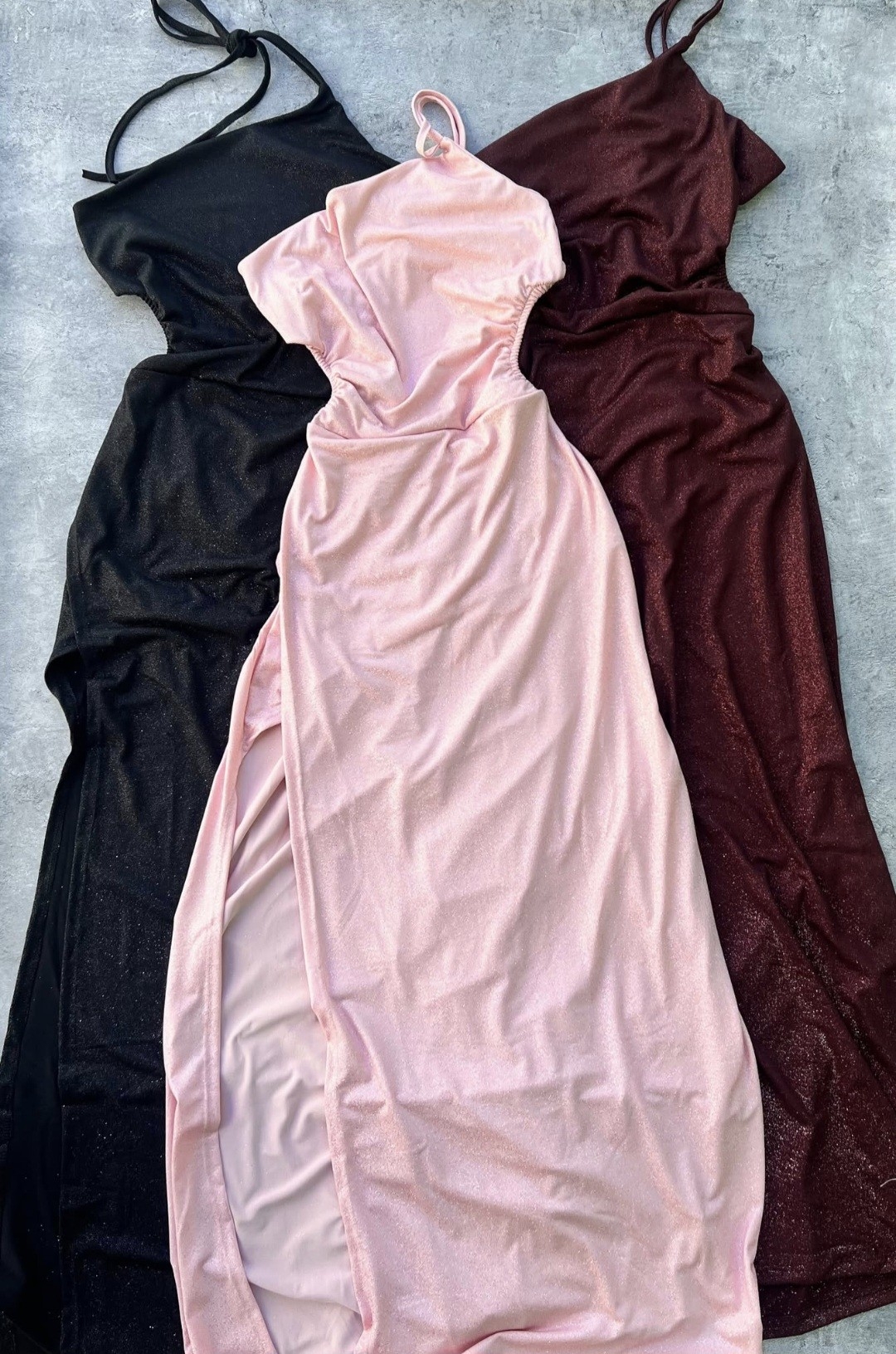 Vestido Largo Glitier Medio Hombro - Imagen 3