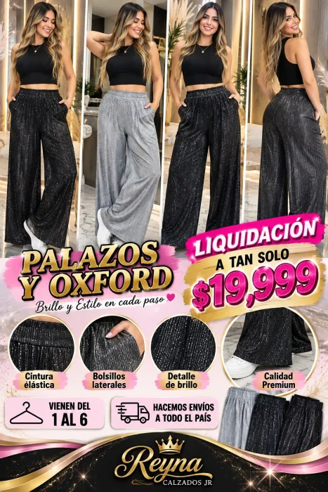 Palasos y Oxford con Strass Brillo