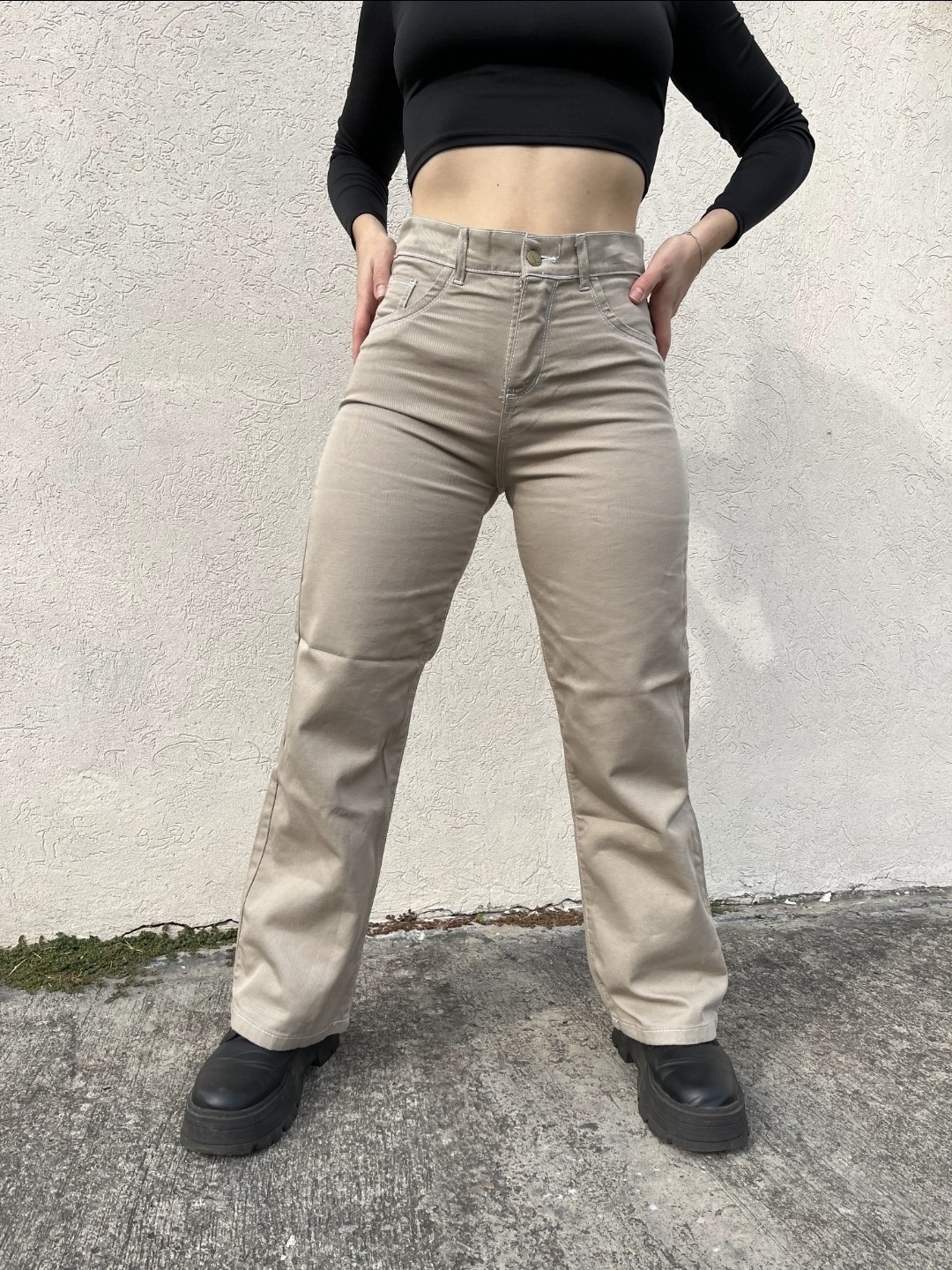 Wide Leg Beige - Imagen 5