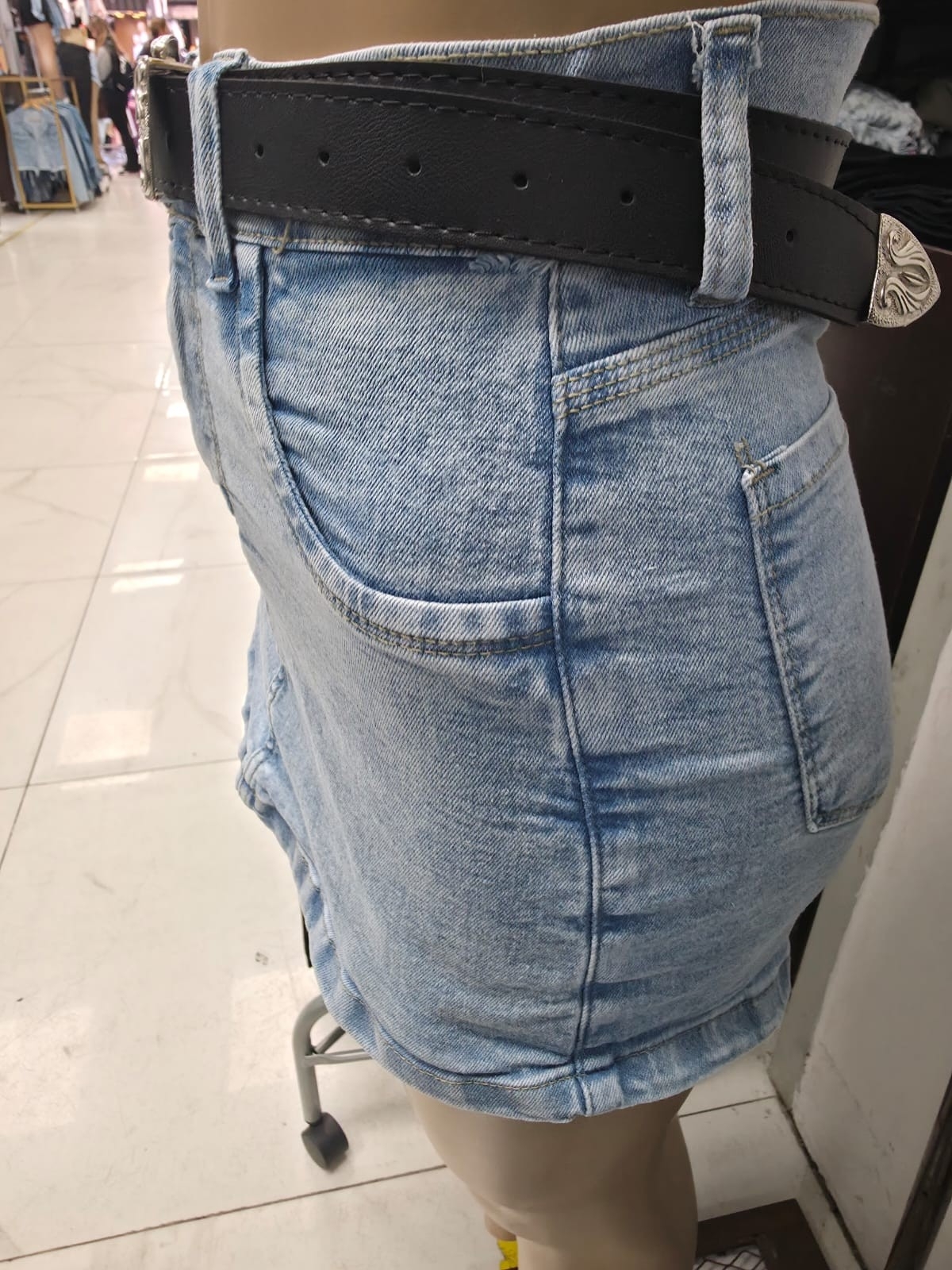Short Pollera Nevado Celeste - Imagen 2
