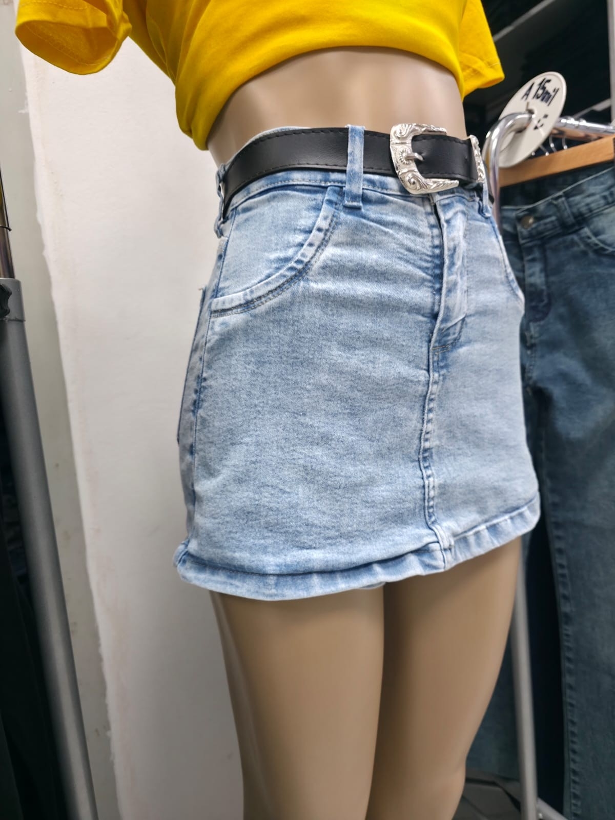Short Pollera Nevado Celeste - Imagen 3