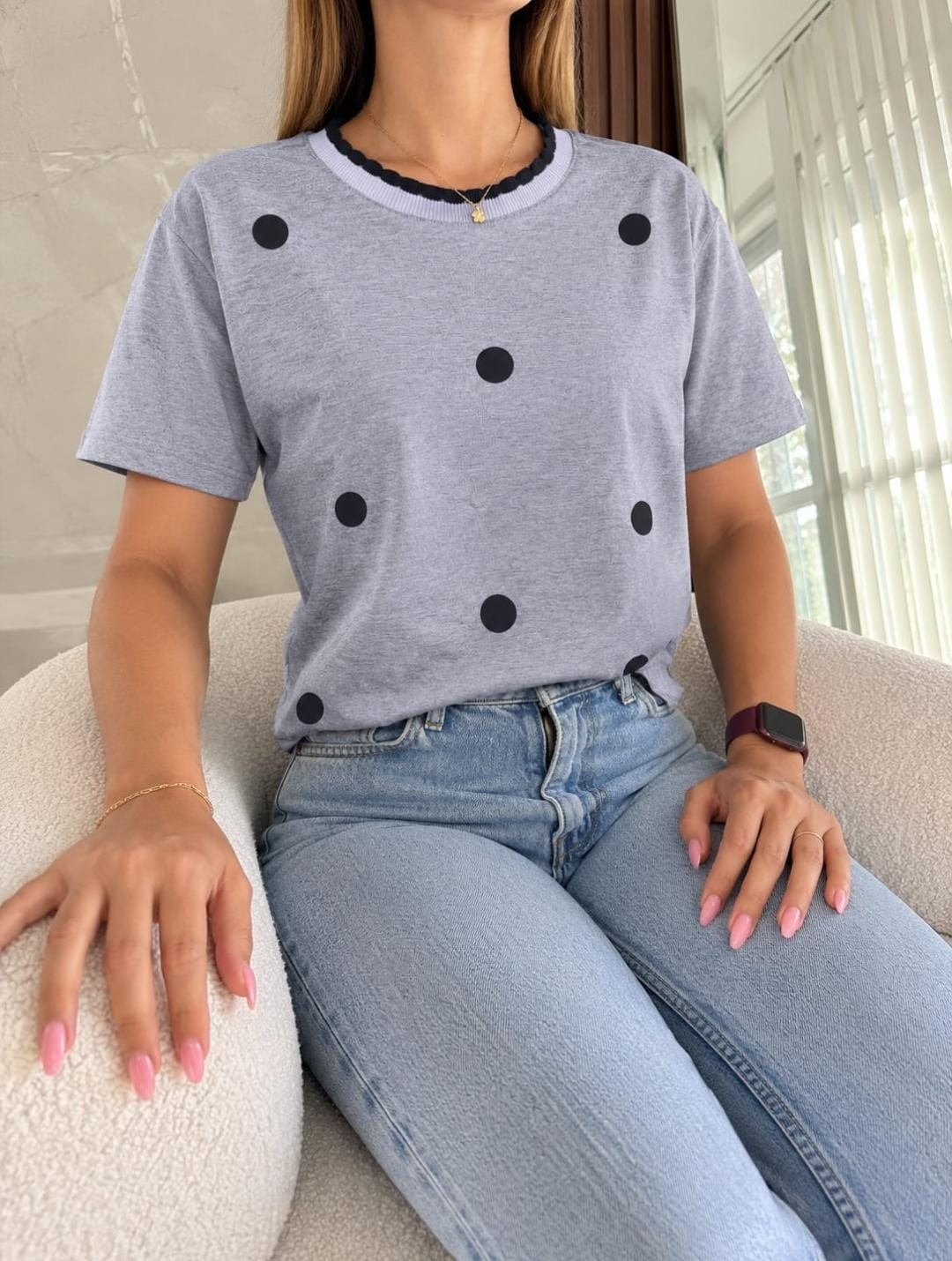 Remera Lunares Dama - Imagen 2