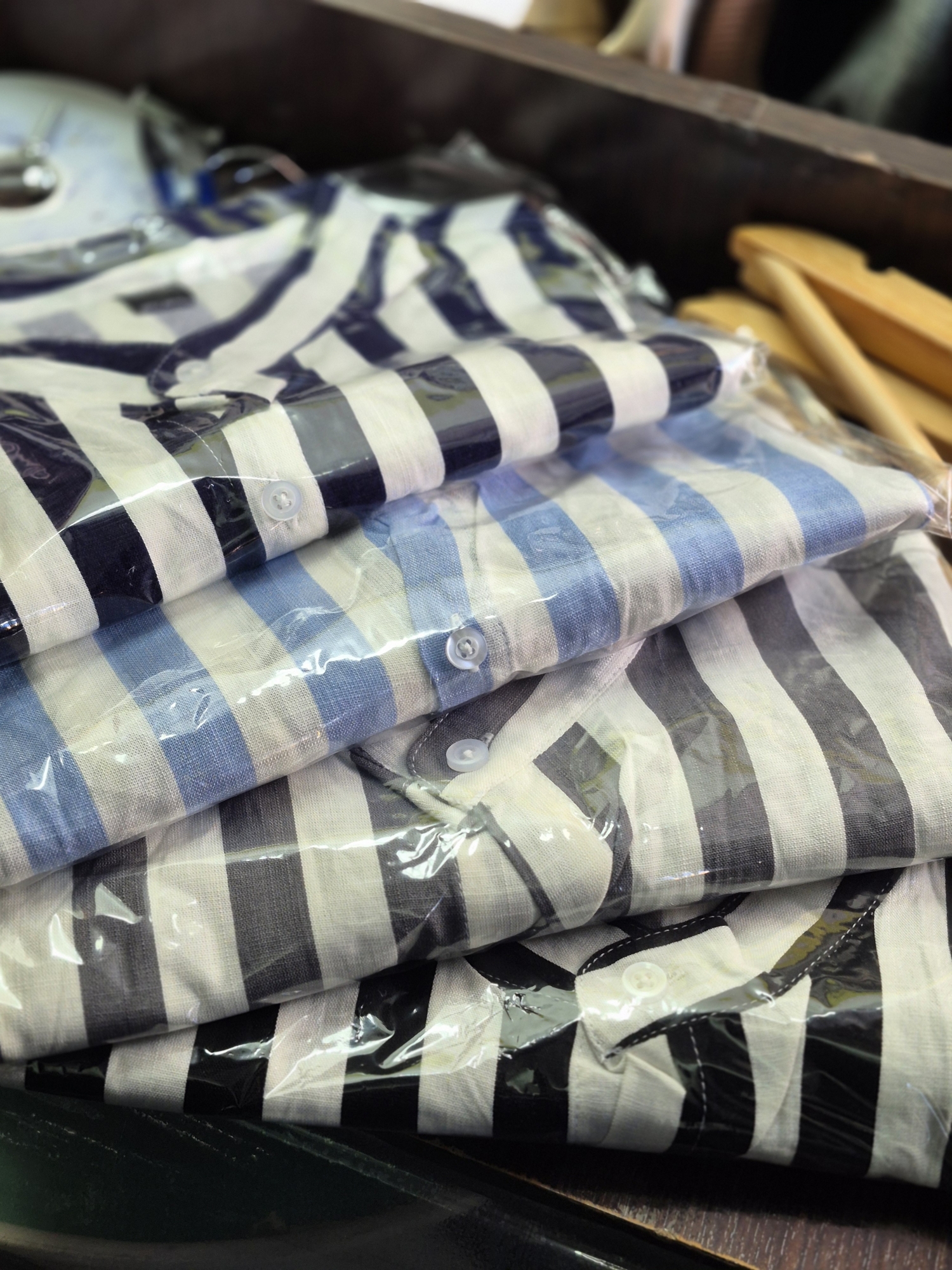 Camisas de Lino Rayadas - Imagen 2