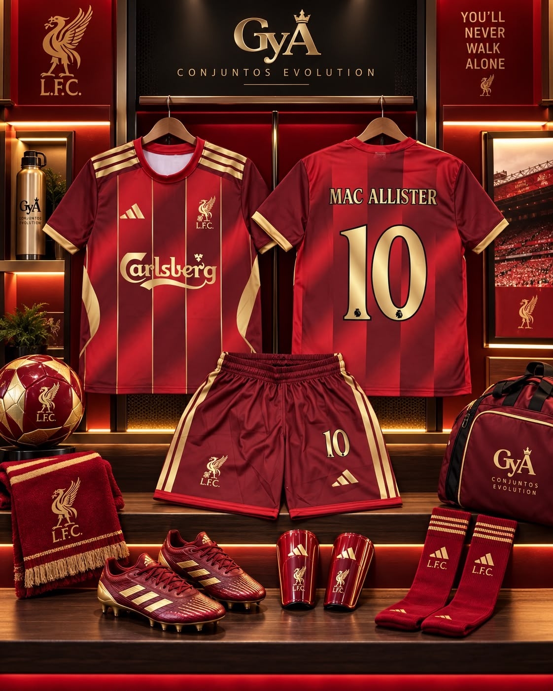 Conjunto Liverpool Mac Allister Niño - Imagen 2